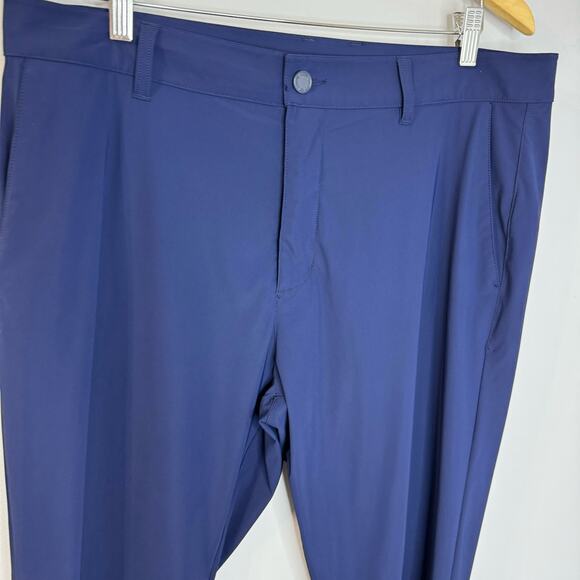 Rhone Resort Pant Navy Stretch Commute Business Casual Travel Men's 36x28 - Picture 9 of 13